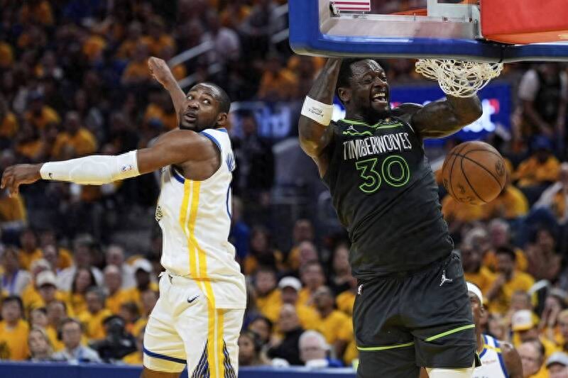 Tied with Curry and Jokic's records, Randle set the first triple-double in Timberwolves history in 21 years
