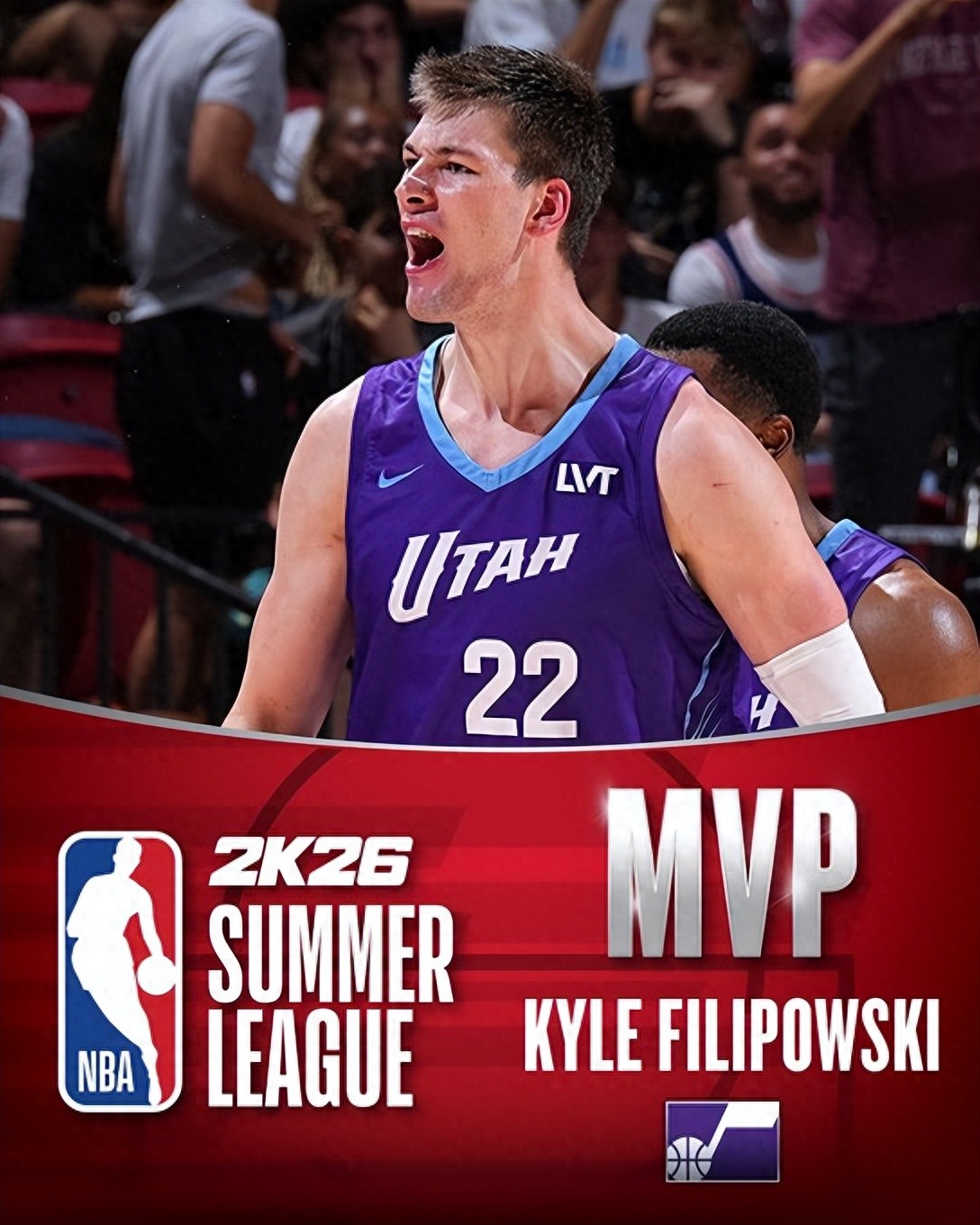 Filipowski has been named the MVP of the Summer League! The best lineup has been announced: the Kings and Hornets each have two players selected.