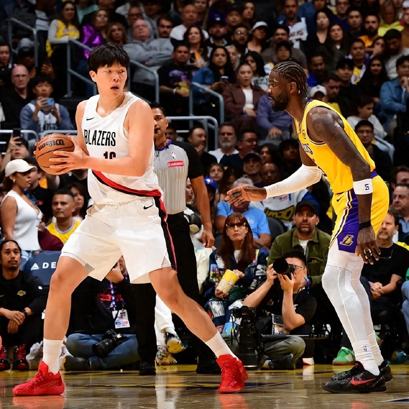 From the CBA to the NBA, Yang Hansen needs to relearn how to secure rebounds.