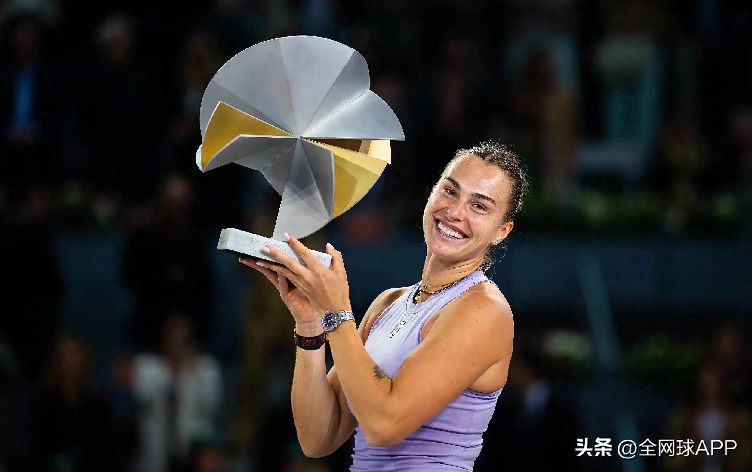 WTA Madrid: Sabalenka beats Gauff to win Madrid's third title