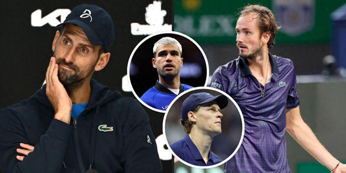 Djokovic and Medvedev both exited together! Without Sinner and Alcaraz, ATP resembles the WTA.