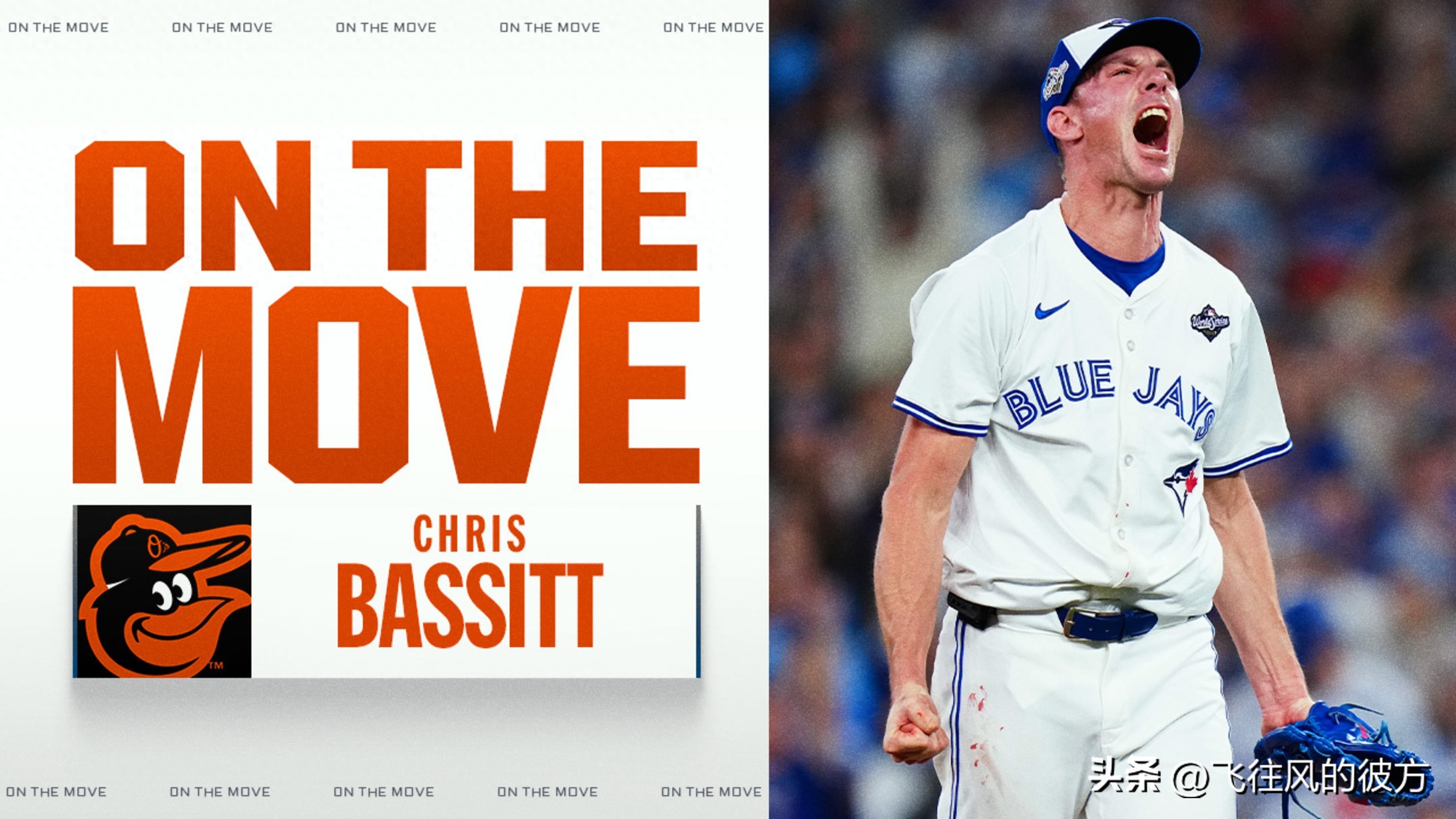 Veteran right-hander Bassitt agrees to a one-year deal with the Baltimore Orioles