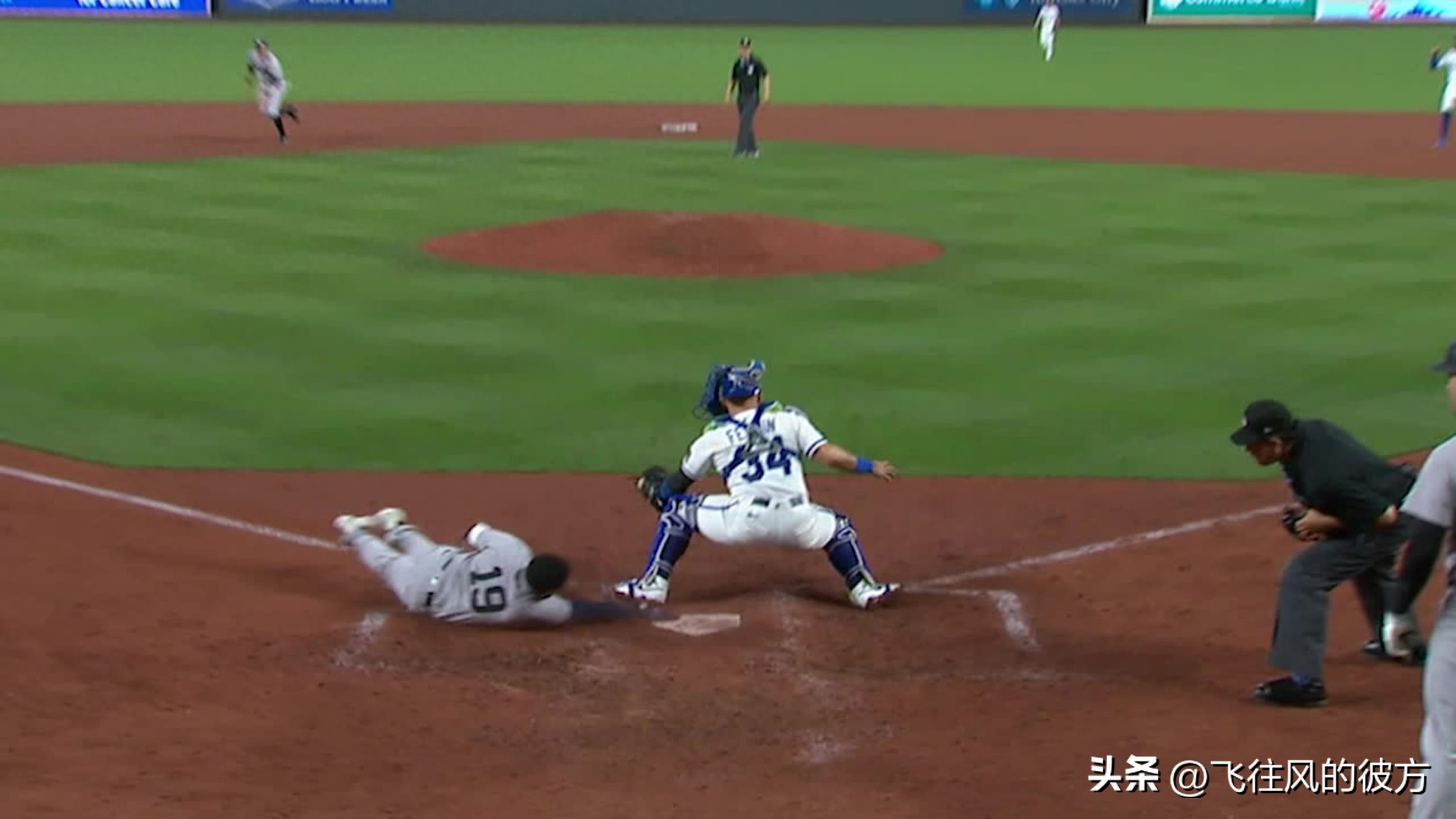 Confusion gripped the game and the only score for the Yankees to complete a series sweep against the Royals