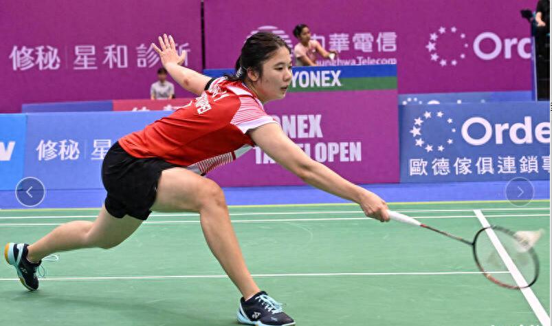 Chinese Taipei's first sister Song Shuoyun reached the round of 16 of the 2025 Indonesia Open Badminton Championships and will meet Akane Yamaguchi