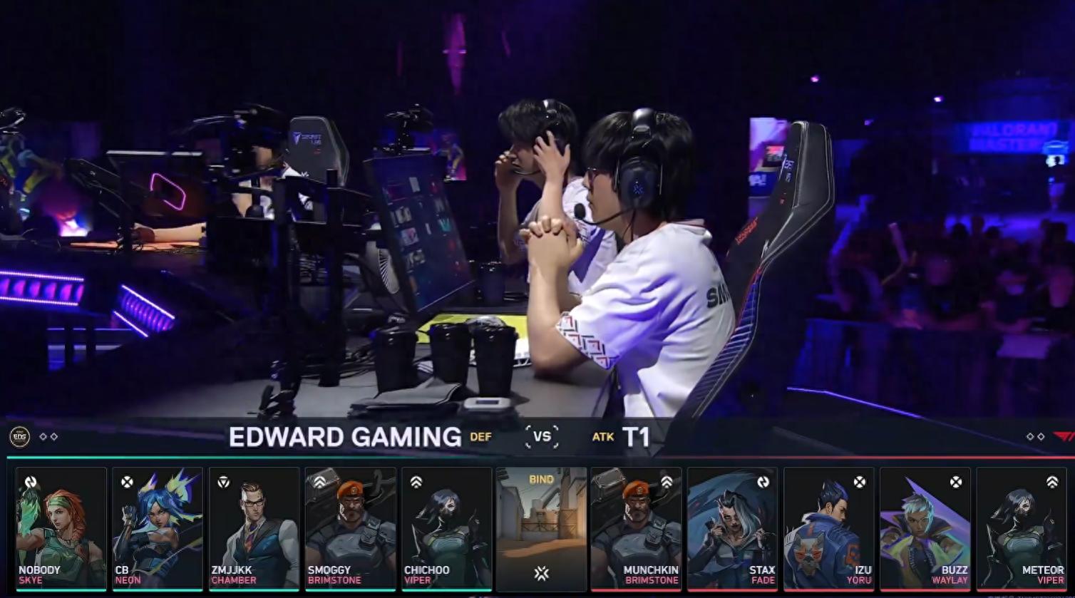 VCT Masters: Crushed by T1, EDG Sent Home with 0-2 Loss