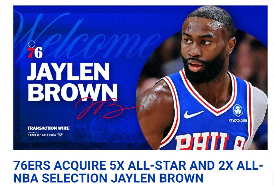 Celtics and 76ers finalize a 1-for-5 trade! Brown heads to Philadelphia, keeps No. 7 jersey, vows to pursue championship