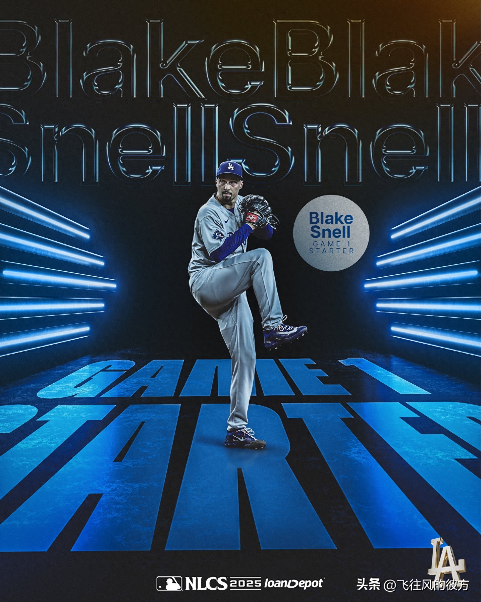 Dodgers announce Blake Snell to start Game 1 of the NLCS; Game 2 will feature Yoshinobu Yamamoto, while Shohei Ohtani’s turn is still pending.