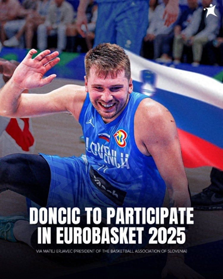Doncic is confirmed to play in this year's European Championship! The Lakers expressed their full support: they will send coaches to help prepare for the game