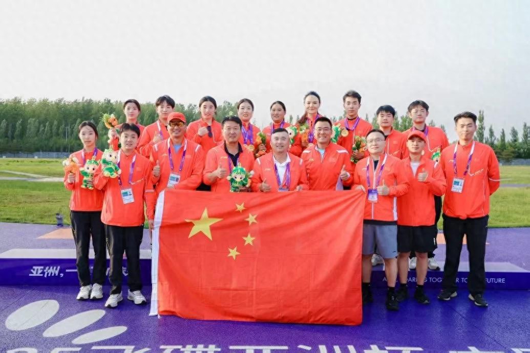 The host Chinese team dominated the medal table of the 2025 Asian Cup skeet shooting competition, and Jiang Yiting won 2 gold medals