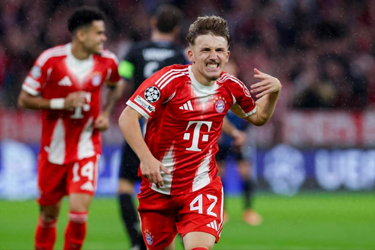 At 17, Bayern&#39;s new prodigy scored a stunning world-class goal in the Champions League, with his market value soaring 13 times in one month to 20 million euros.