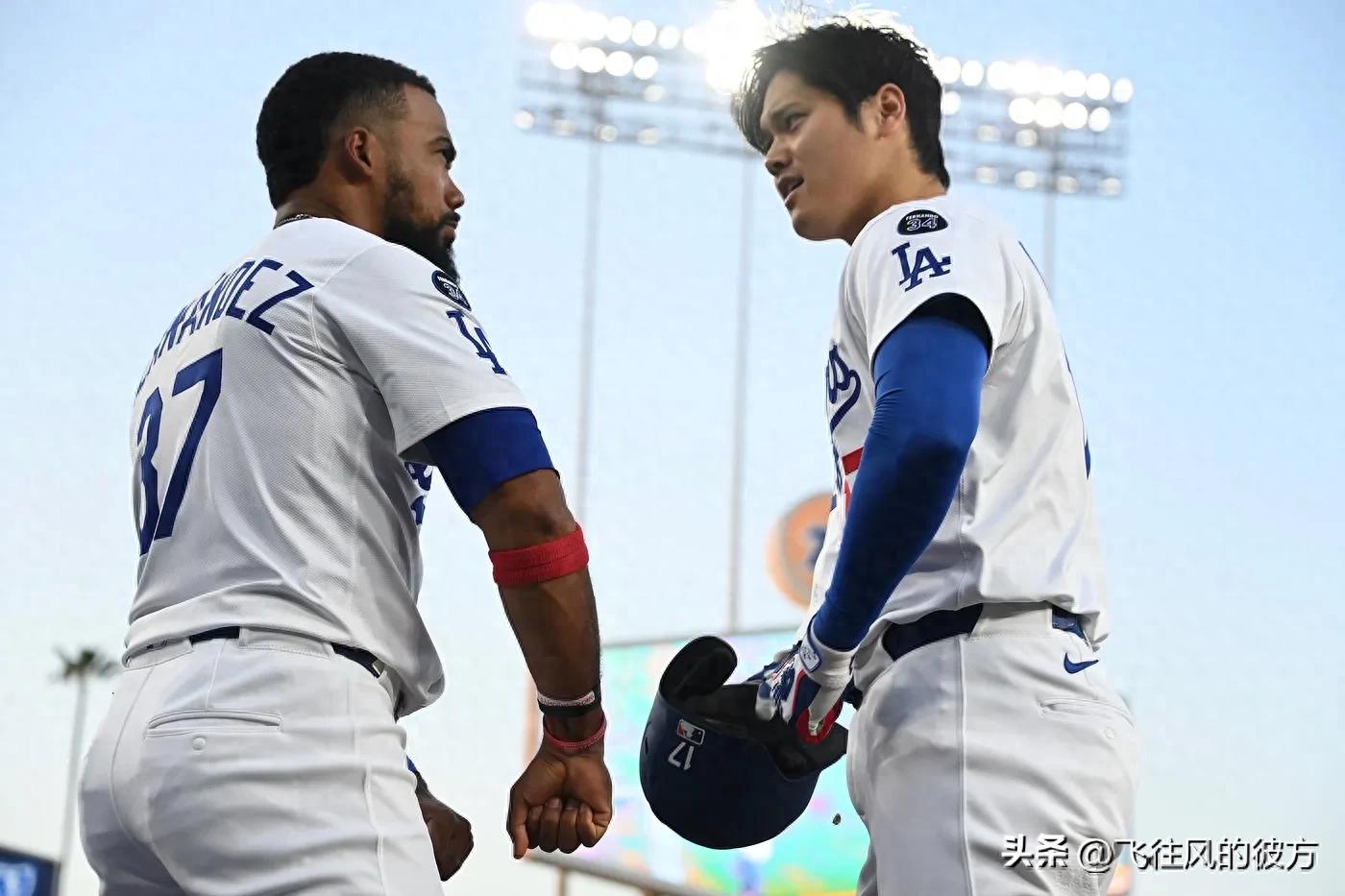 Shohei Ohtani hit a home run and Teoscar teamed up to give the Dodgers their most complete win of the season