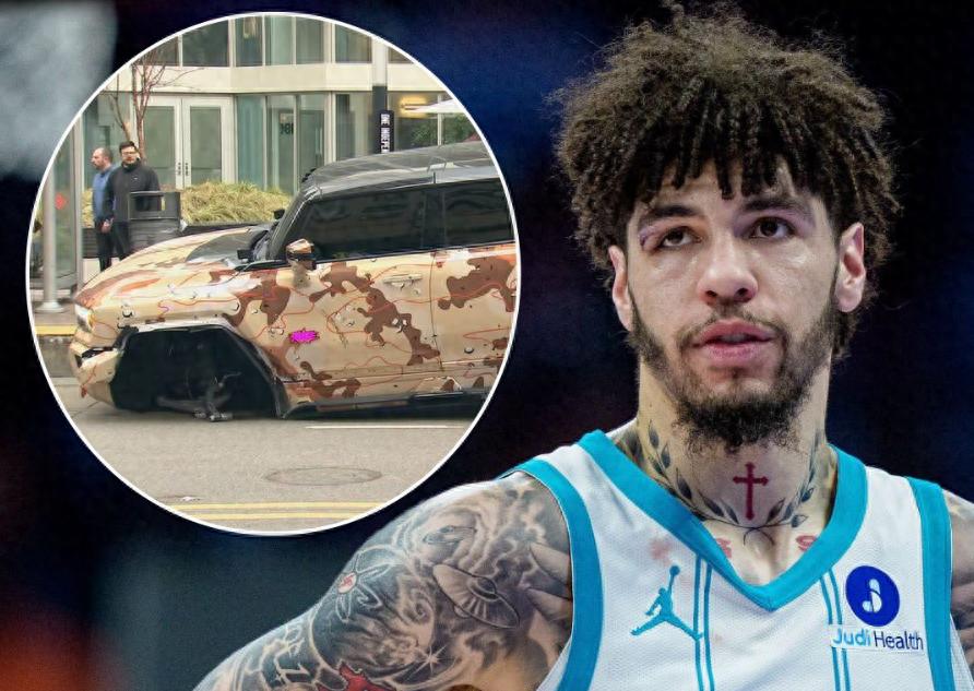 LaMelo Ball was involved in a car accident in downtown Charlotte! He was driving a Hummer that collided with a Kia, but he himself is reportedly unharmed.