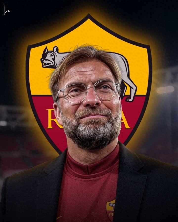 The famous handsome man is out of the mountain again! Jurgen Klopp has agreed to coach Roma for the following reasons for choosing the Red Wolves