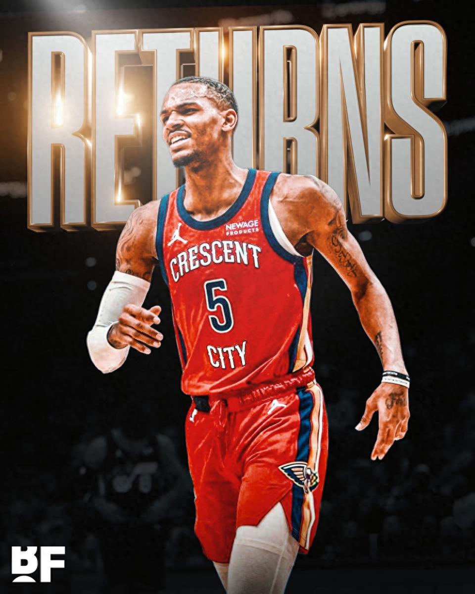 Long time no see! Dejounte Murray is set to make his season debut tomorrow against the Warriors, having endured multiple serious injuries during his Pelicans tenure.