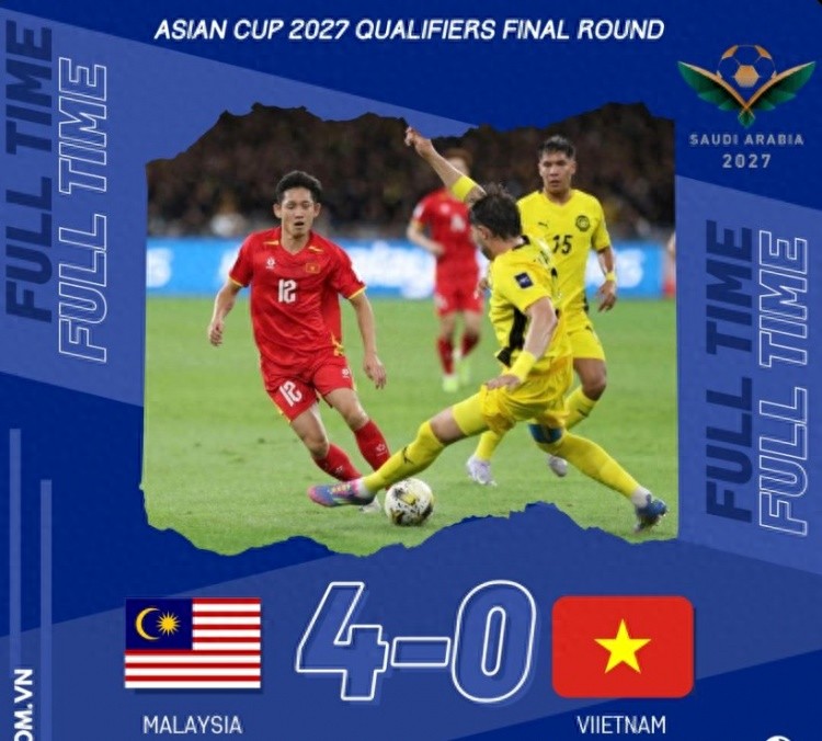 The national football team will be more difficult in the future, and Asian football will have another naturalized army Malaysia swept Vietnam 4-0