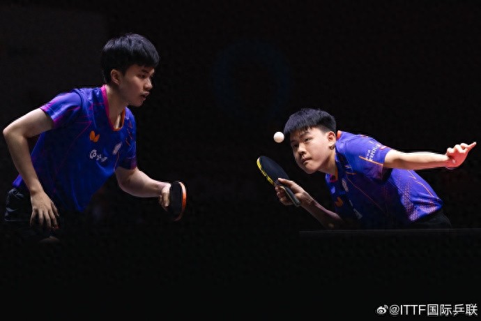 Lin Yunru/Gao Chengrui became the second pair in history to reach the men's doubles final of the World Table Tennis Championships
