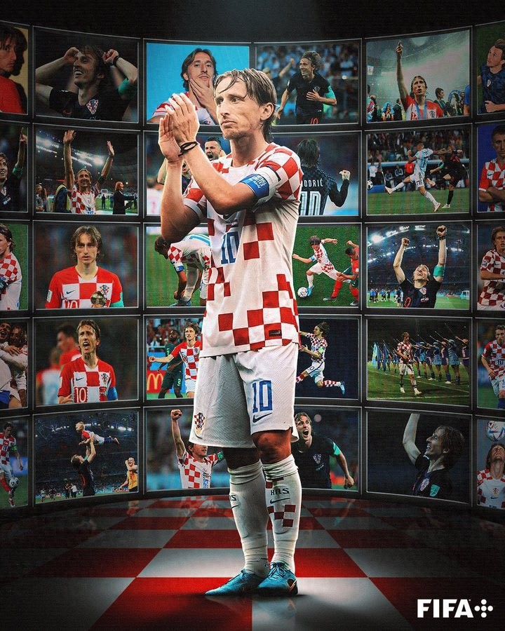 At 40 years old, Modrić scored 1 goal and provided 2 assists as Croatia leads with 5 wins, 1 draw, 3 points, and a +15 goal difference, securing their spot in the World Cup.