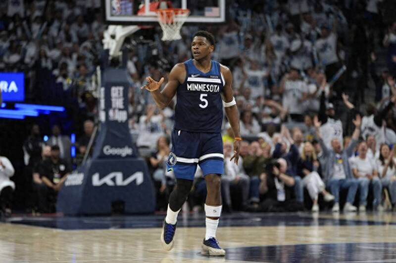 Edwards scored 30 points as the Timberwolves set an NBA playoff all-time scoring record