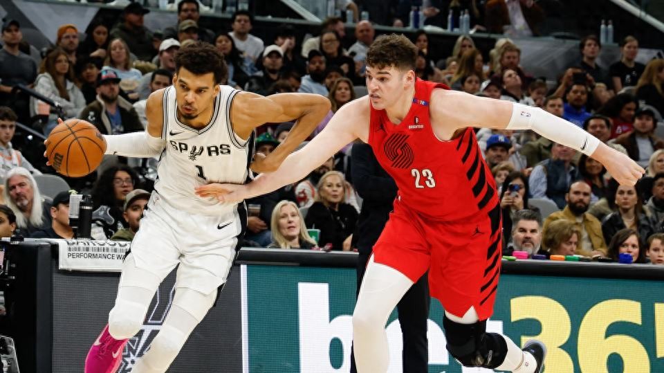 Official website predicts Spurs will eliminate Trail Blazers 4-1! Wembanyama's playoff debut, rebounding battle becomes key