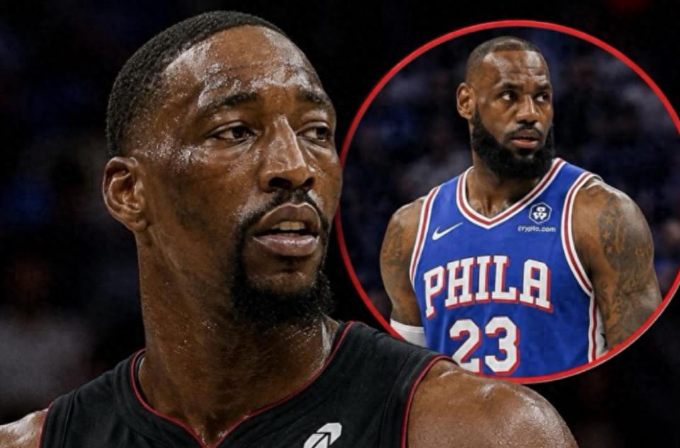 Choosing the 76ers over the Heat! Adebayo sends a text to LeBron James: "I will beat you to a pulp"