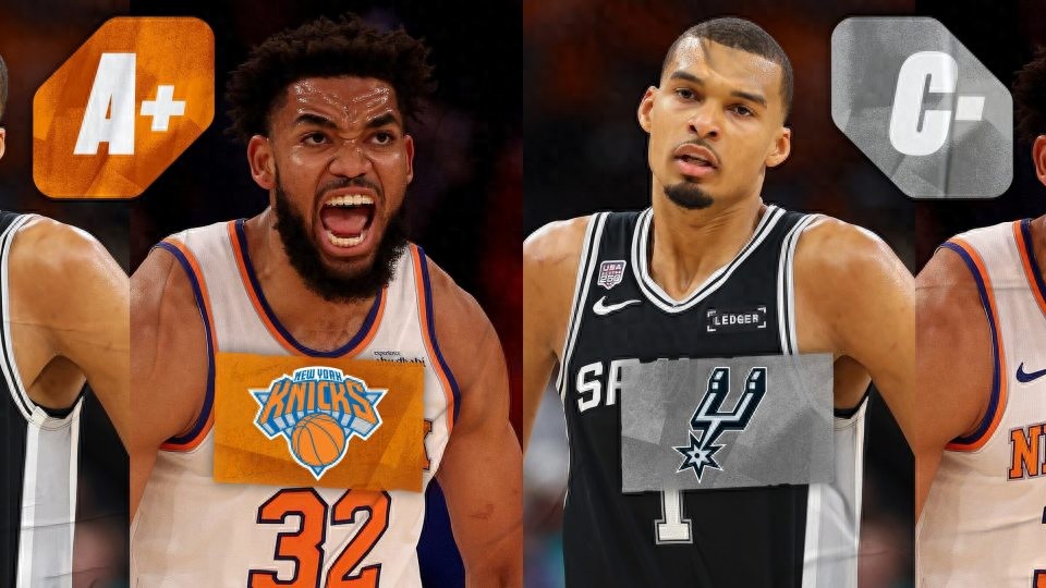U.S. media graded the Finals starters: Towns gets A+ highest, Wembanyama gets C- lowest, Knicks sweep top three spots