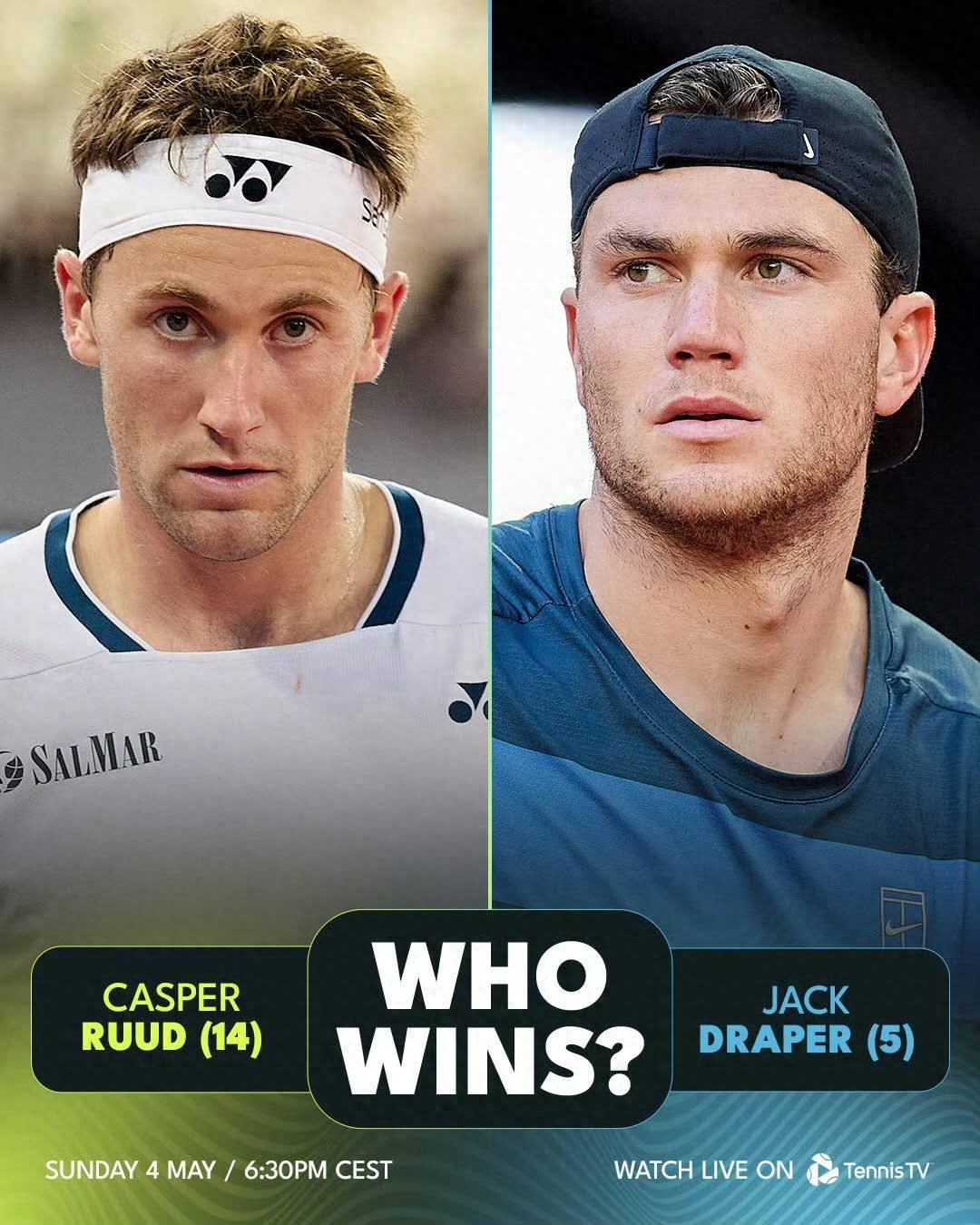 "Seven" success? Ruud has the best chance to win the tournament for the first time!