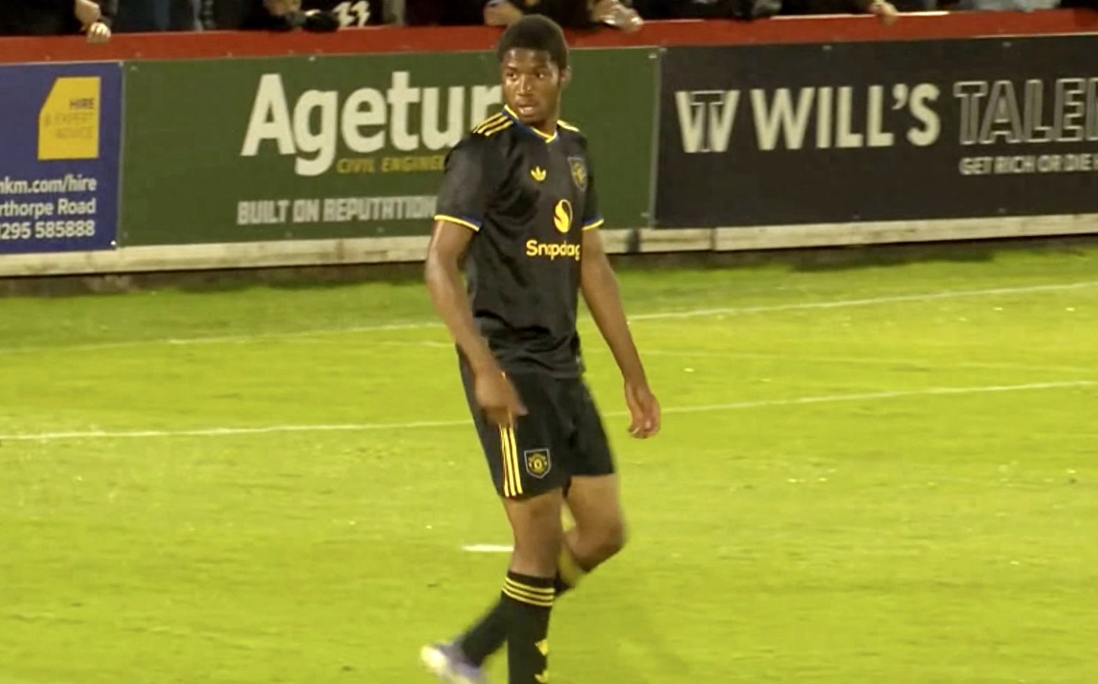 Is everyone at Manchester United a prodigy? The young talent is unhappy about being relegated to the reserves and believes he should be the second striker.