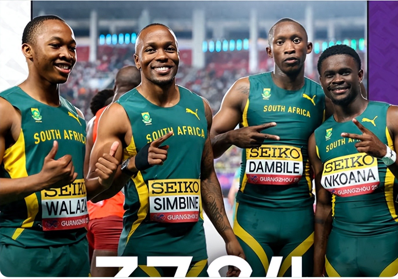 2025 World Athletics Relay: South Africa and Great Britain win gold medals in the men's and women's 4x100m relays