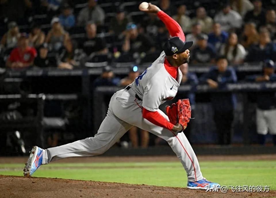 Red Sox 37-year-old Cuban fireball man Chapman still has gas in the tank! He wrote a 6-team speedball record in his career
