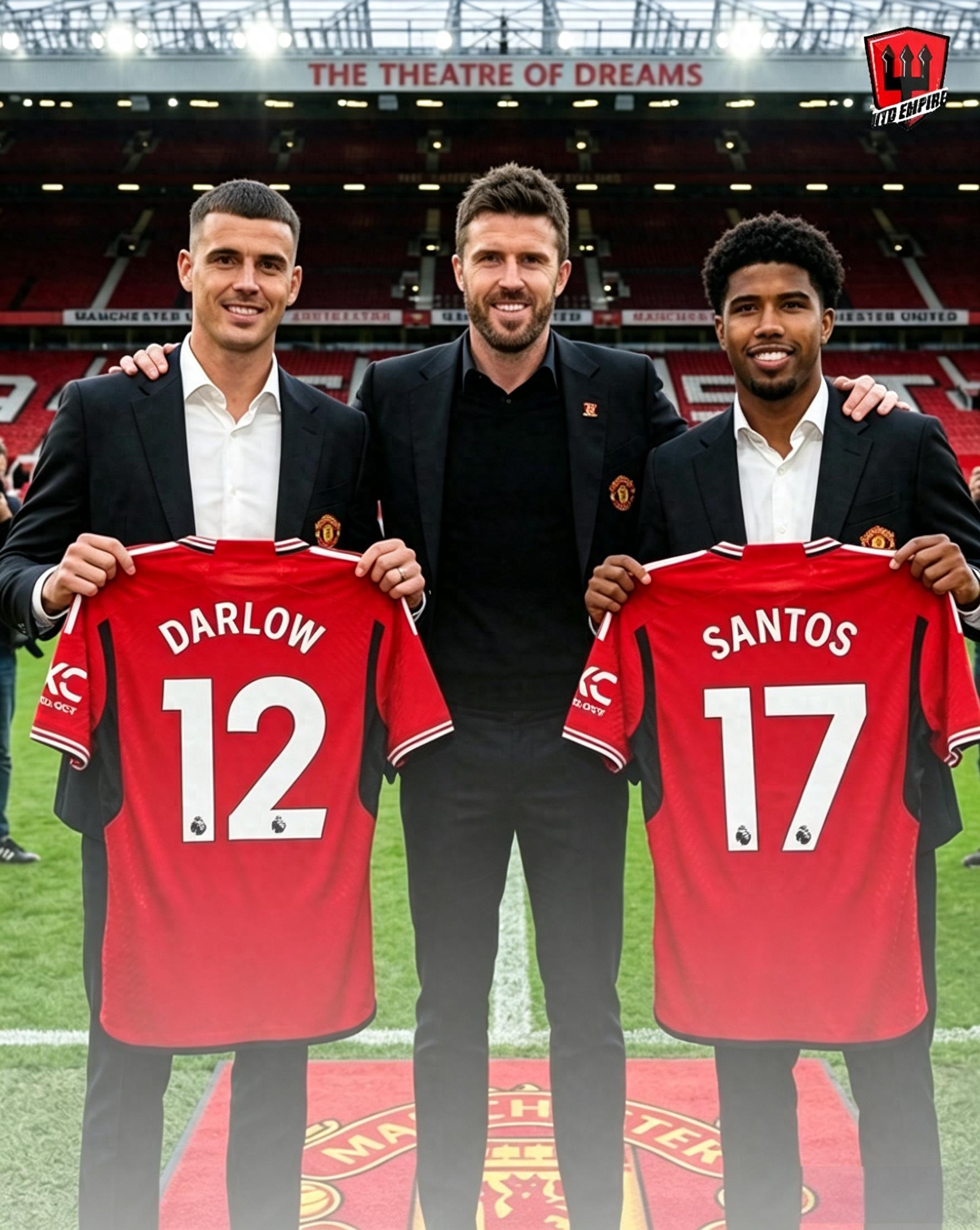 Manchester United announced three transfers this week, with a £1 million young talent also officially joining! The reason for Santos wearing the No. 17 shirt revealed