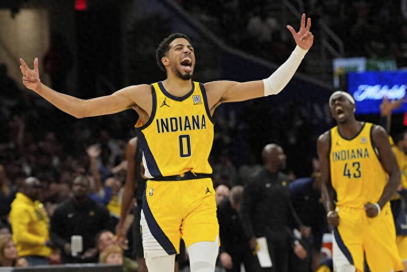 Haliburton scored 31 points to lead the Pacers to the NBA Eastern Conference playoff finals for the second year in a row