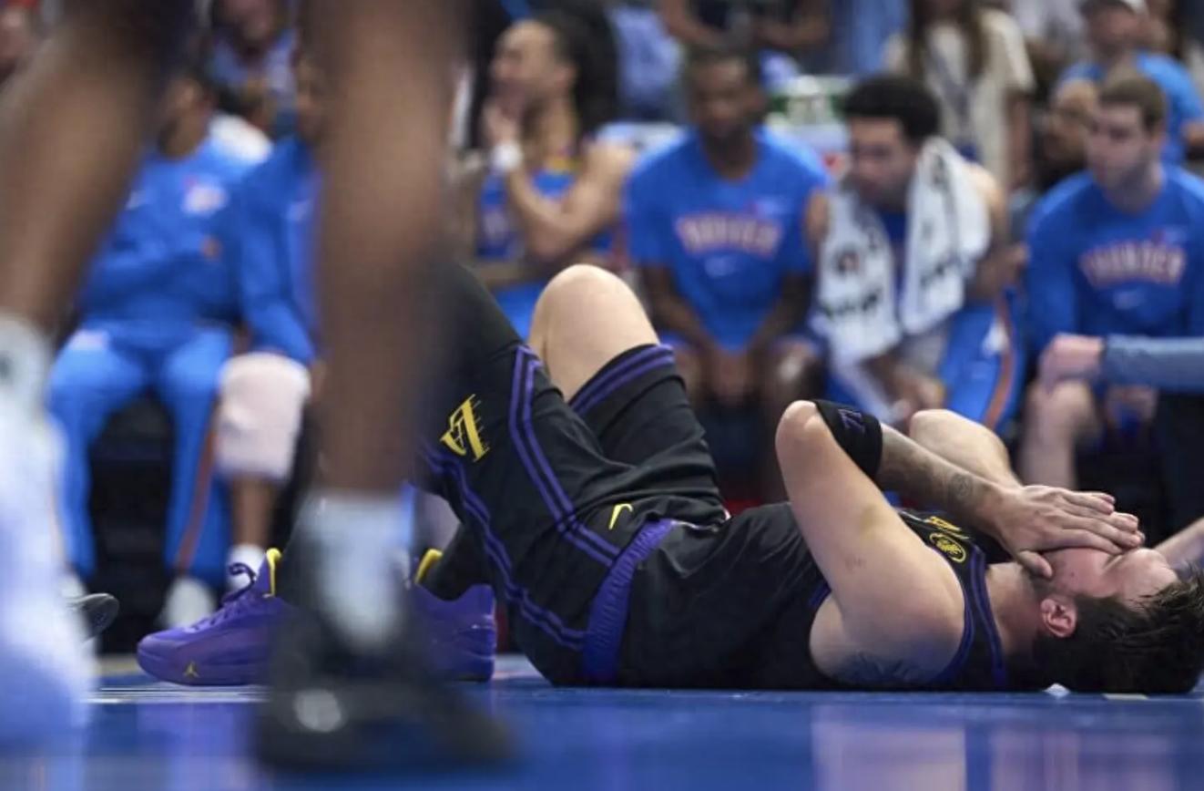 Lakers vs. Thunder, 2 players injured! One limped out of the arena.