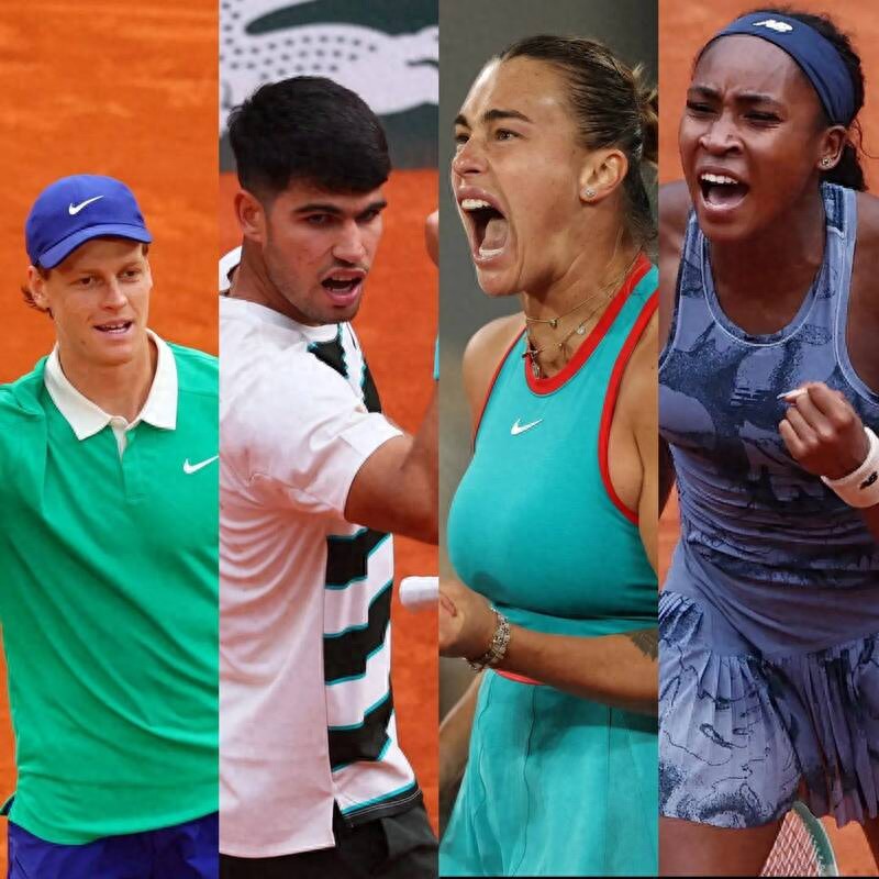 The 2025 French Open men's and women's singles finals staged the world's top 2 matchups, writing a rare record