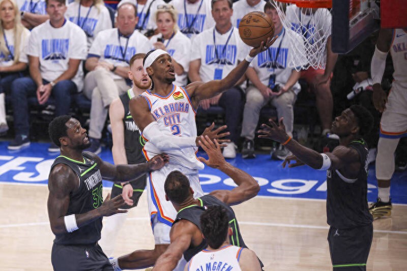 "SGA" resurrected in the second half, the Thunder slaughtered the Timberwolves, and the NBA playoffs West Finals G1 opened the red handicap