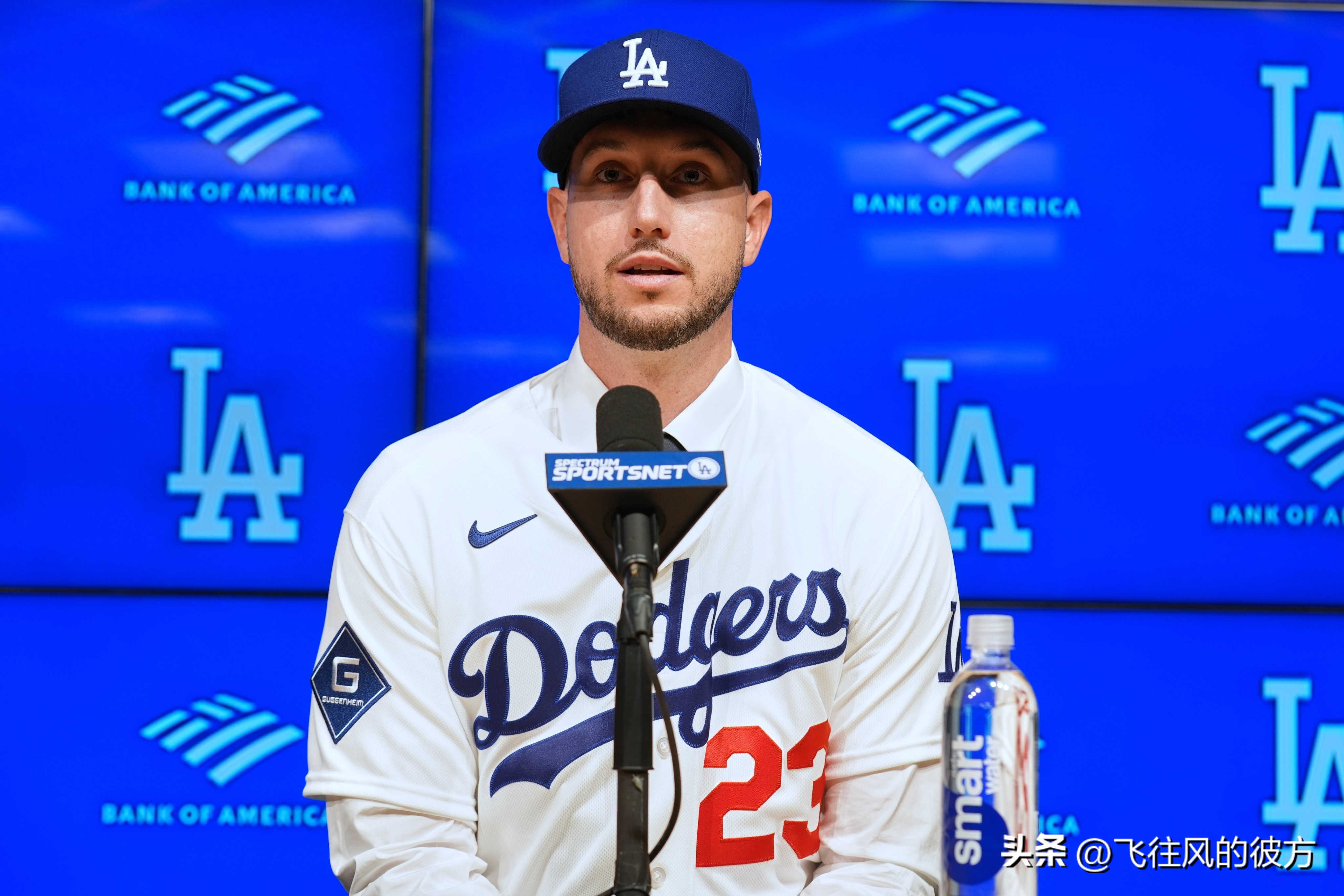 Tucker officially joins the Dodgers, choosing jersey number 23 as a dual tribute