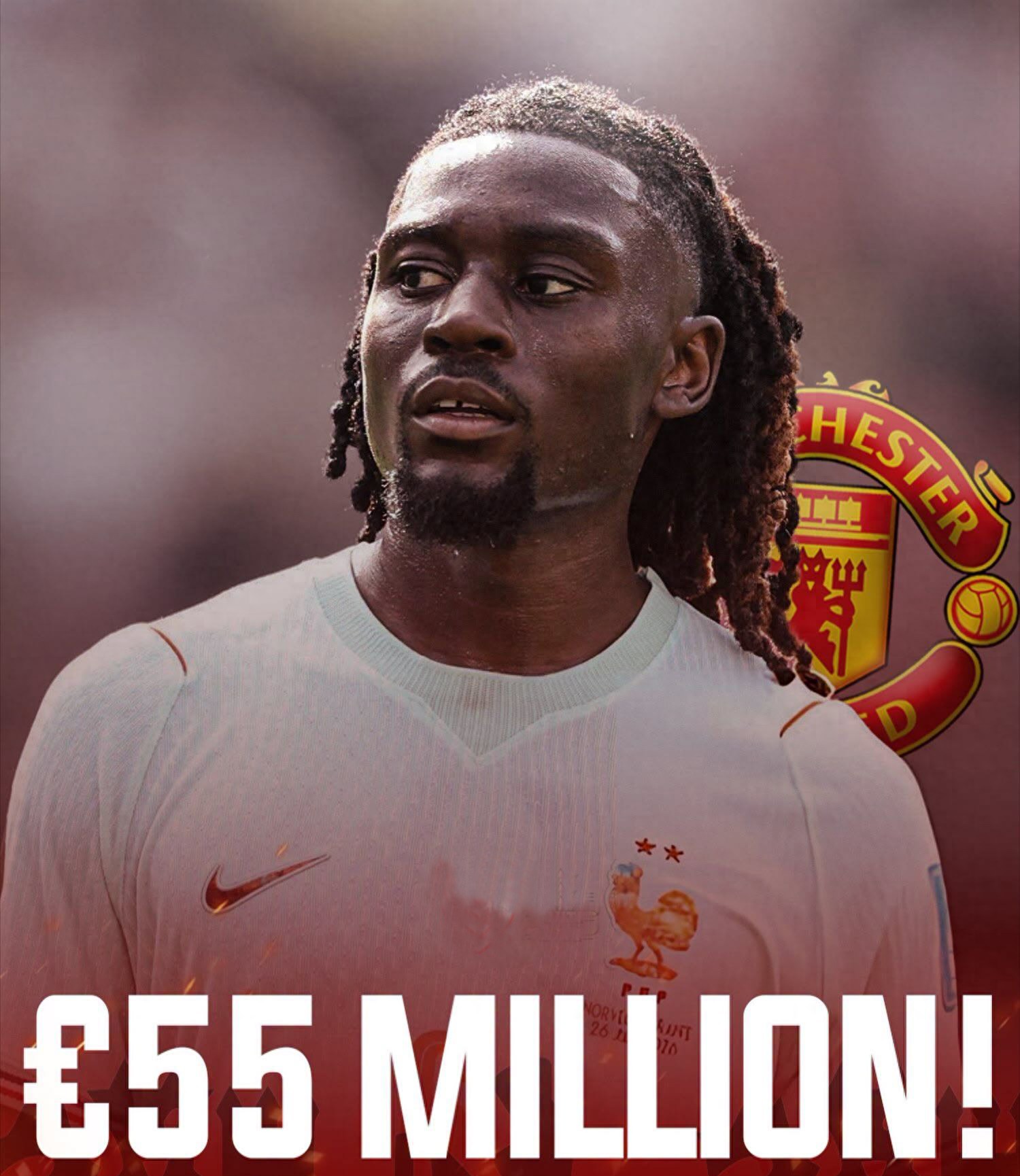 Manchester United are considering a £55m bid for Kone this week, but have not yet contacted Roma! The new star's specific injury details revealed
