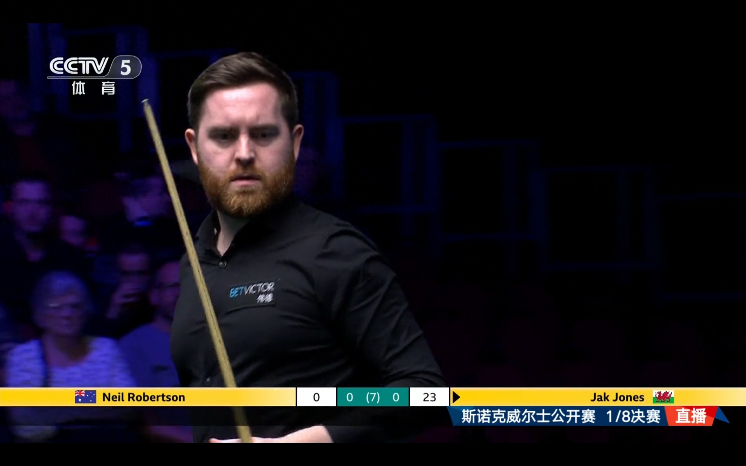 Live broadcast of the Welsh Open Snooker Round of 16 match: Neil Robertson vs. Jack Jones.