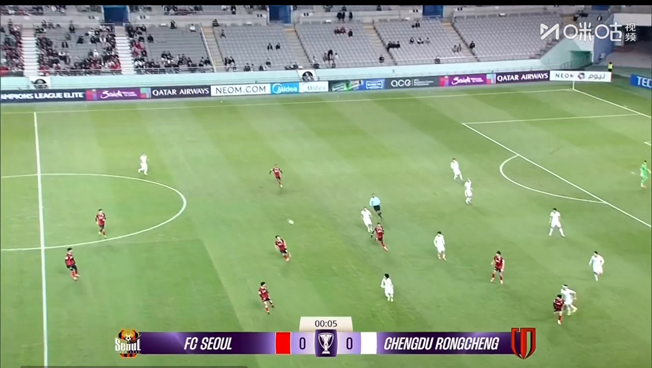 The AFC Champions League Round 4 is live now: Seoul FC VS Chengdu Rongcheng, and Shanghai Port will play at 8:15 PM tonight.