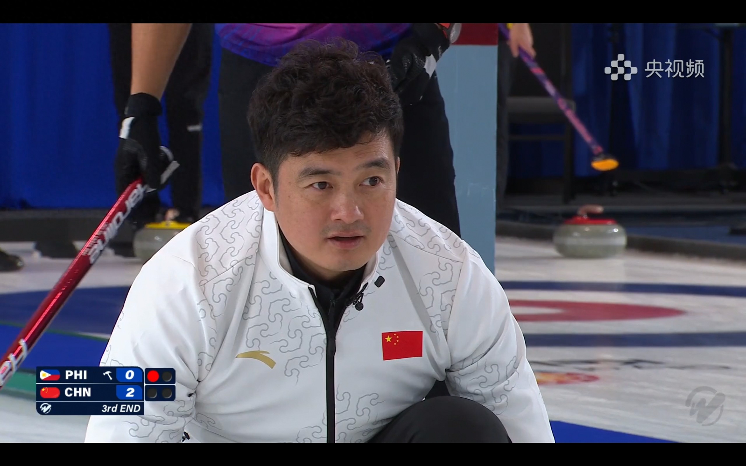 The men's curling Olympic qualification match between China and the Philippines is currently live.