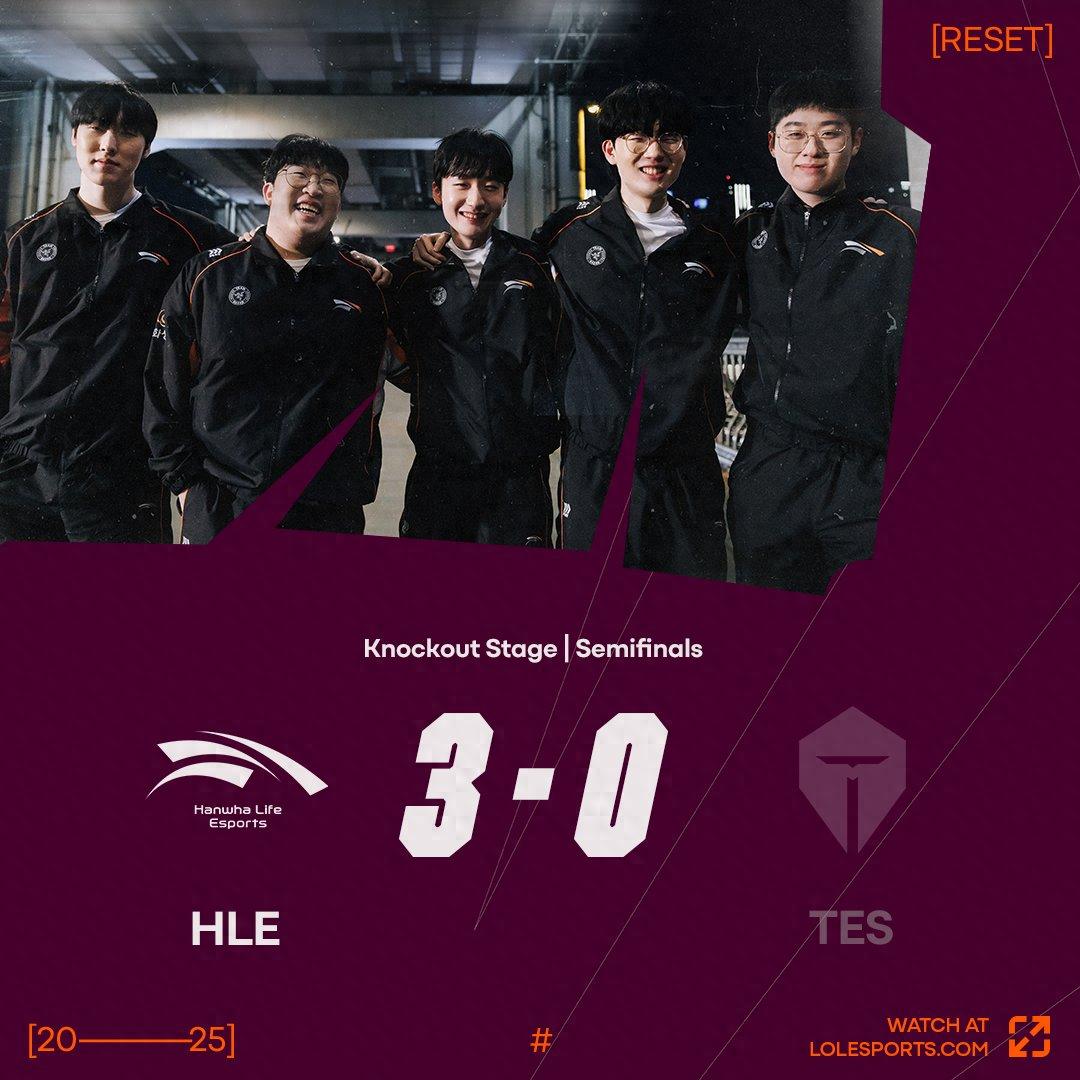 LOL: A miracle has not yet appeared, and it is necessary to forge ahead, TES was swept by HLE 0-3 and stopped in the knockout round