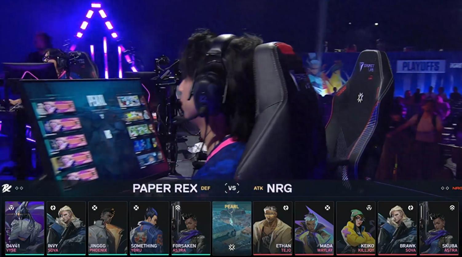 VCT Masters: Skuba's crucial early pressure leads to quad kill, NRG defeats PRX 2-0 advancing to winners' finals