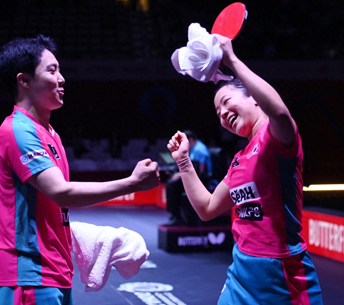 South Korea's first sister Shin Yubin reached the semifinals on both fronts of the 2025 Doha World Table Tennis Championships, using her strength to show her presence