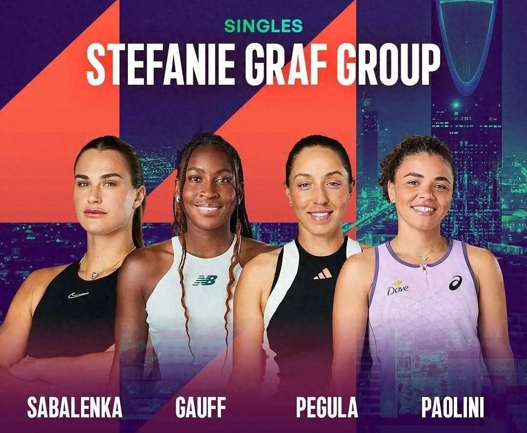 Gauff changed her game plan and finally saw a chance to advance, while the Graf group faced complete chaos with no one securing qualification yet.