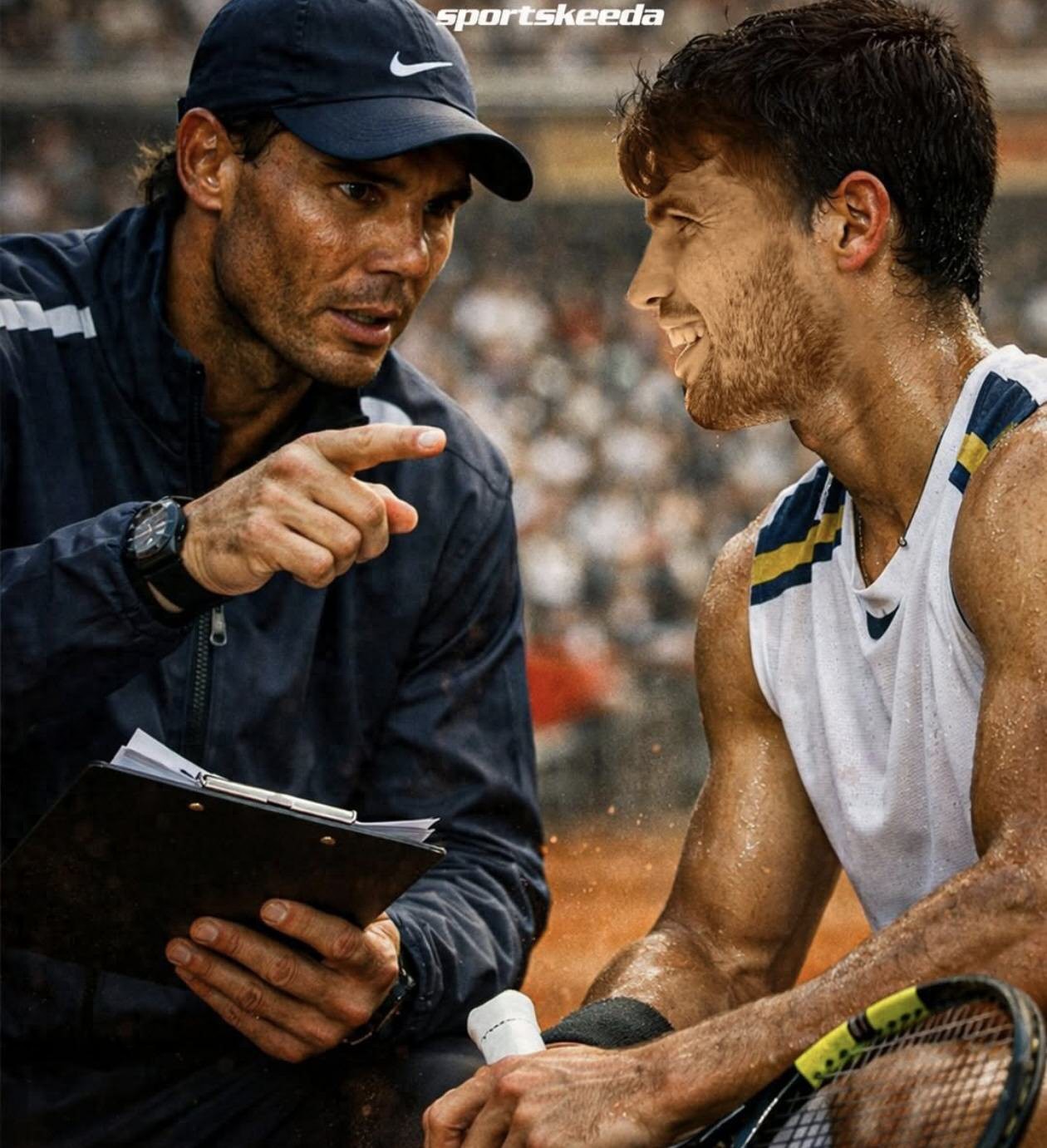 Nadal denies coaching Alcaraz, supports the young player, and refutes claims of his "instability."