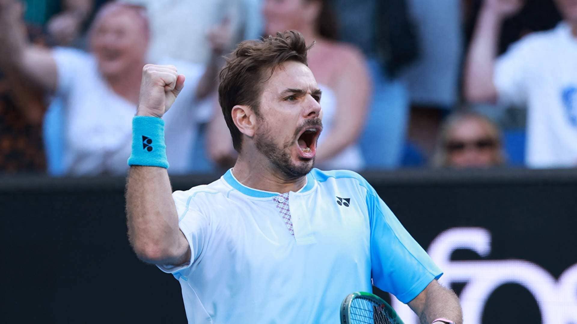 Wawrinka battles for four and a half hours to reach the third round! Djokovic is just one step away from a brand new record