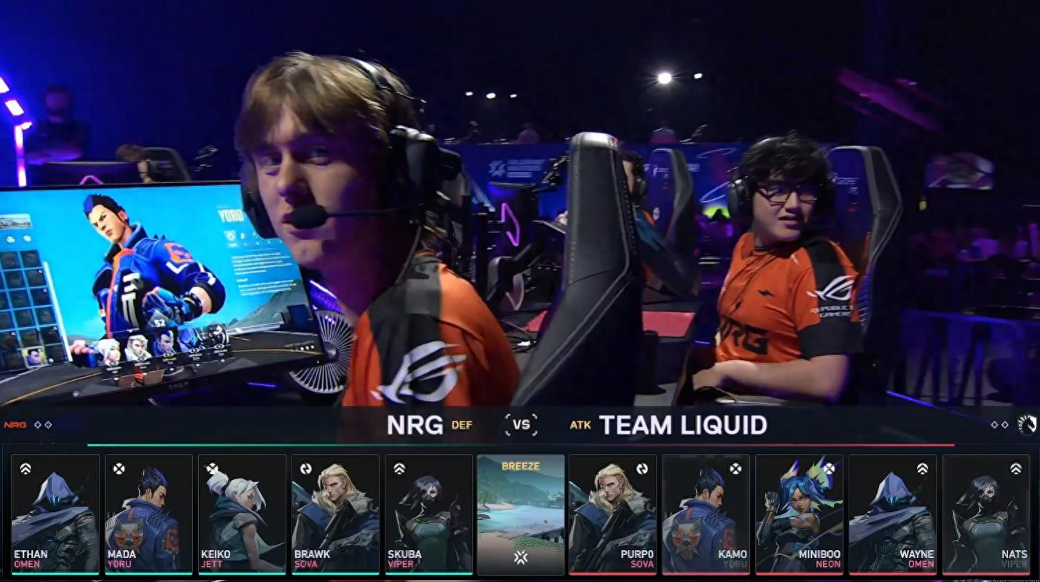 VCT Masters: Skuba Dances Through Smoke with a Triple Kill, NRG Defeats TL 2-0 to Secure Quarterfinals Spot