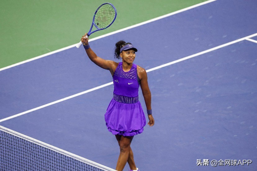 After the storm, Naomi Osaka wrapped herself in a rainbow.