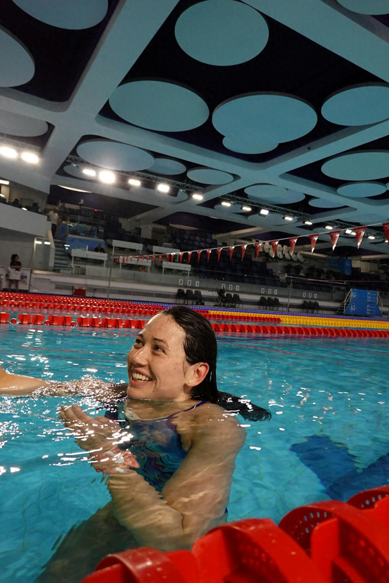 After the 2025 Tour of the Mediterranean Swimming Championships first stop 200 self-styled, He Shibei won the first international championship this year
