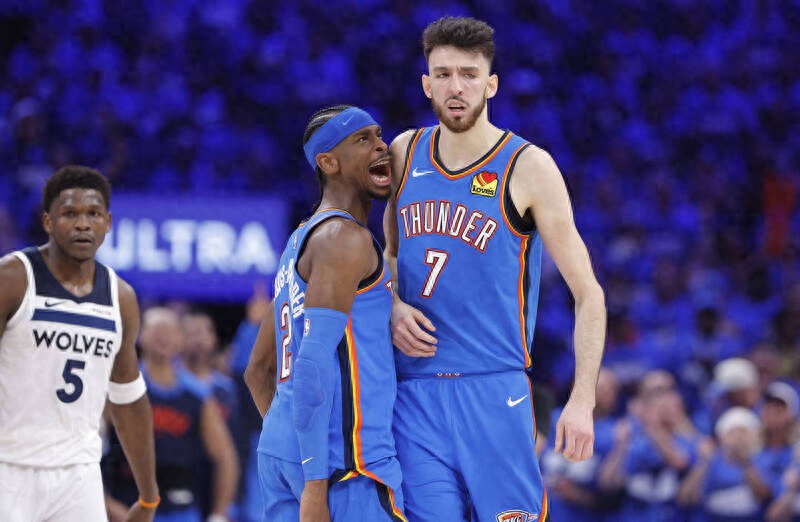The Thunder defeated the Timberwolves, leading 2-0 in the NBA playoffs, and the next game will be on the road