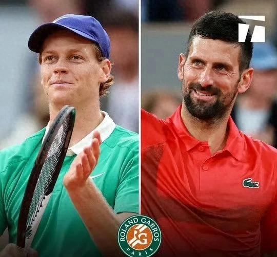 Djokovic French Open 4-6 Sinner, serve + return + forehand comprehensive disadvantage! At 38 years old, he is really old